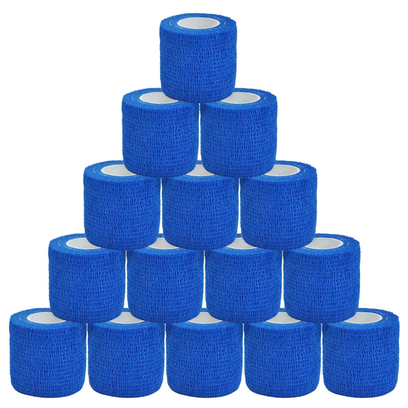 1/15pcs 4.8m Blue Sports Self  - Medical Tape recension och pris