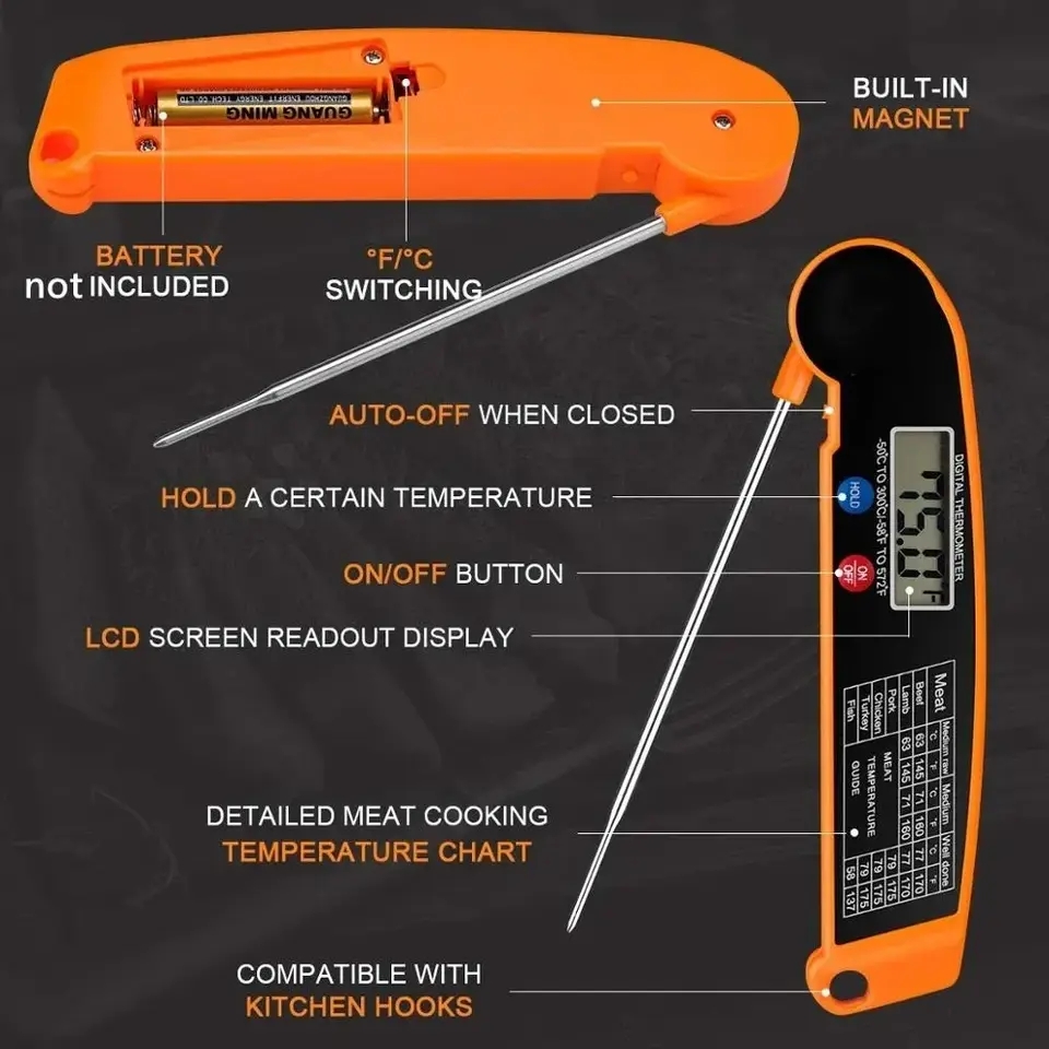 1Pc Digital Kitchen Food Therm - Thermometer Digital recension och pris