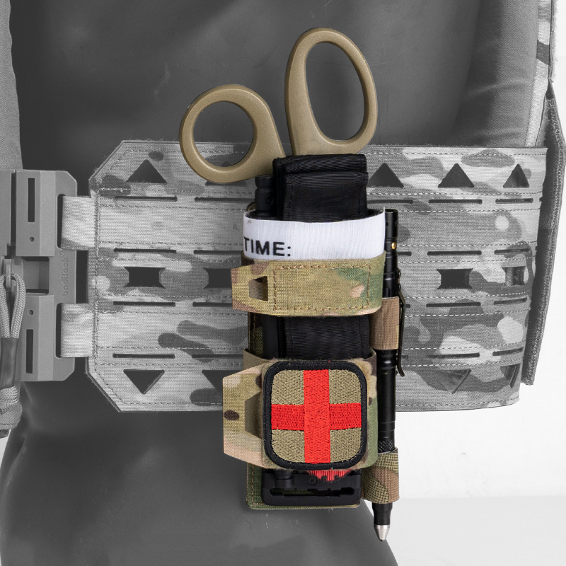 Tactical Molle Tourniquet Pouc - Medical Scissors recension och pris