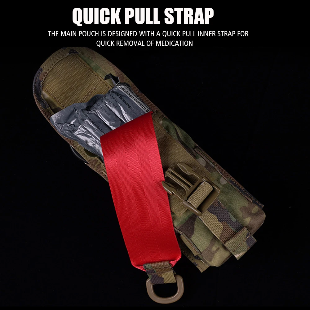 Tactical IFAK First Aid Kit EM - Medical Scissors recension och pris