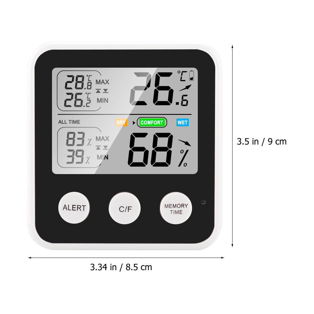 Mini Digital Hygrometer Thermo - Thermometer Digital recension och pris